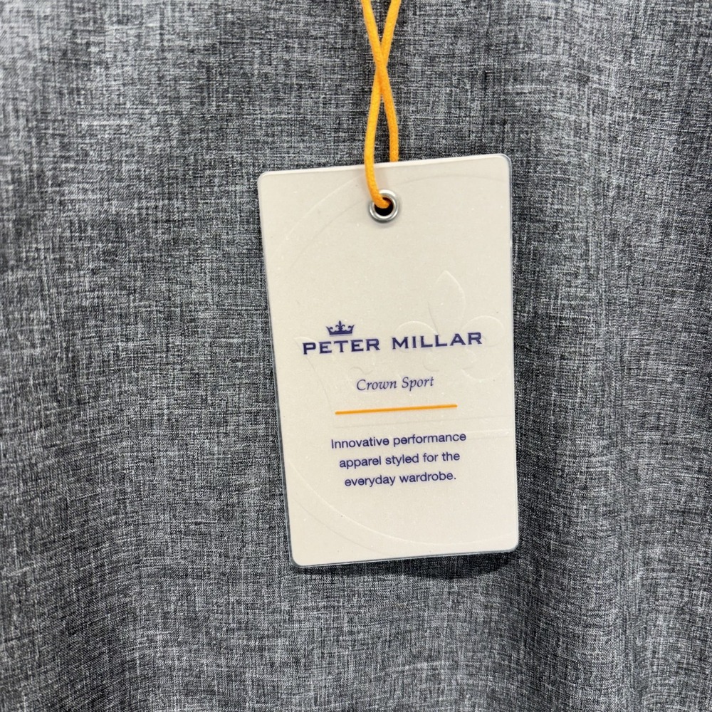 Peter Millar Shackleford Performance Shorts Crown Sport Men's 38‎ Gray Logo New - Picture 3 of 13